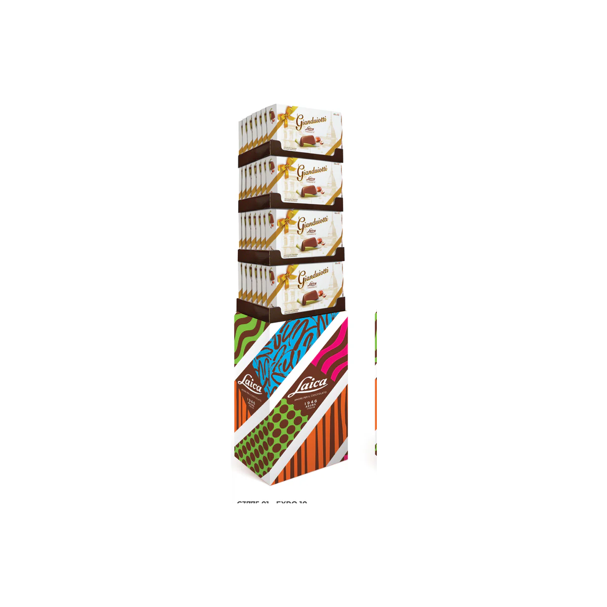 Официална опаковка Laica Gianduiotti, 160 g, артикул C3775.01
