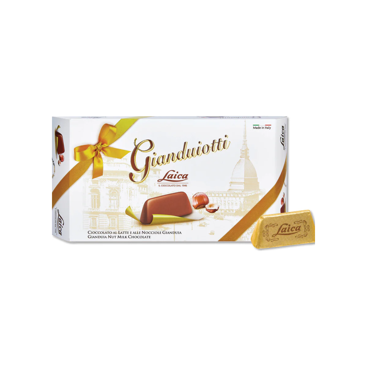 Официална опаковка Laica Gianduiotti, 160 g, артикул C3775