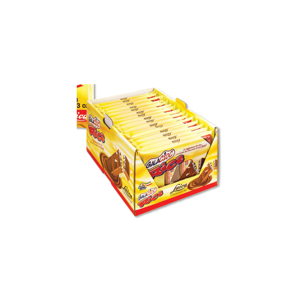 Официална опаковка Laica Galacioc Rice – мултипак шоколадови снаксове, 30 g, артикул C3812