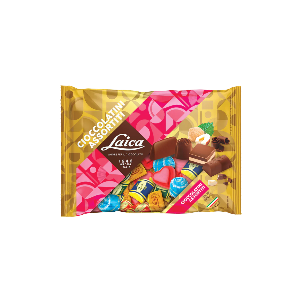 Официална опаковка Laica Асортимент от шоколадови бонбони, 450 g, артикул C5928