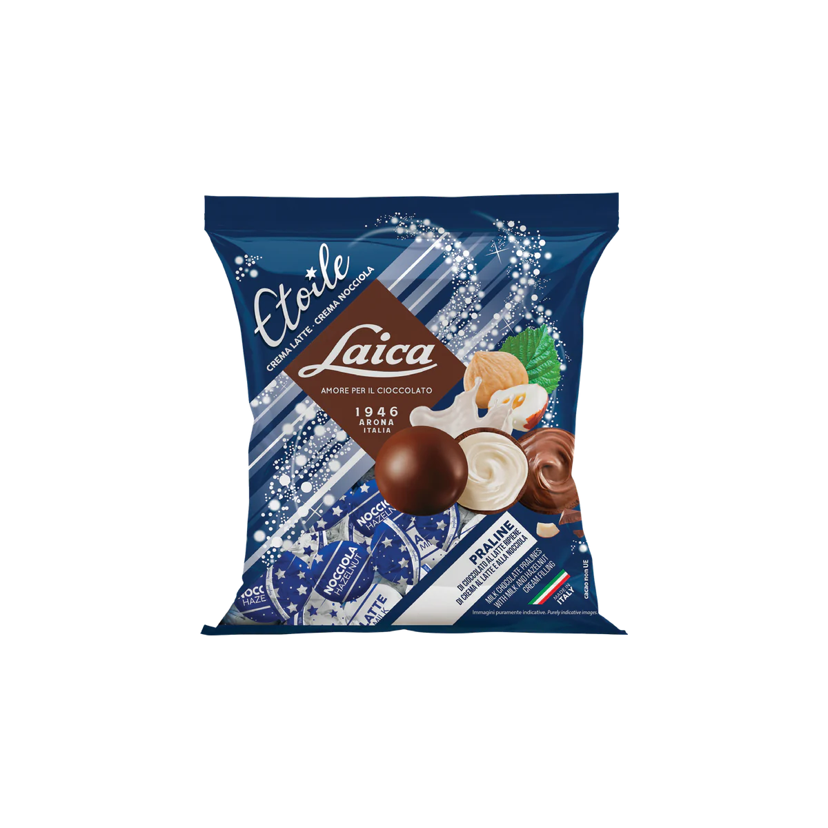Официална опаковка Laica Асортимент от шоколадови бонбони, 135 g, артикул C6592