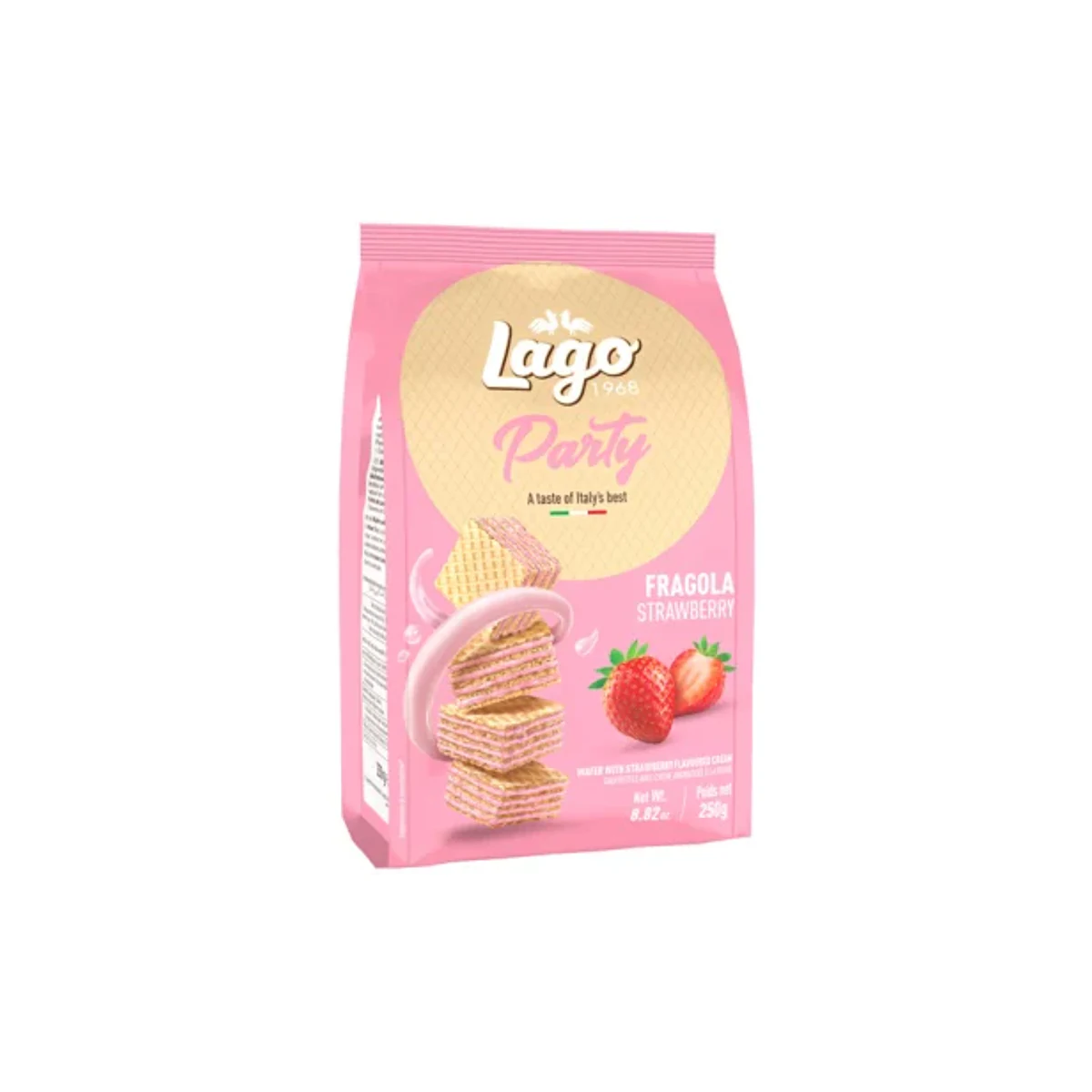 Официална опаковка Lago Party – ягода, 250 г, артикул 278