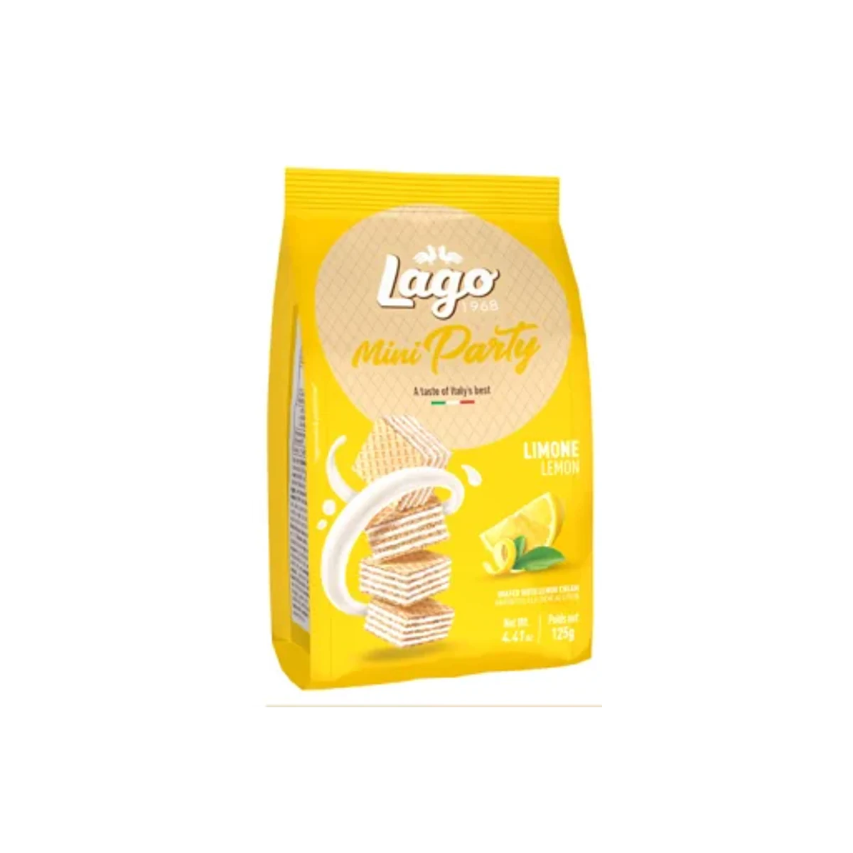 Официална опаковка Lago Mini Party – лимон, 125 г, артикул 343