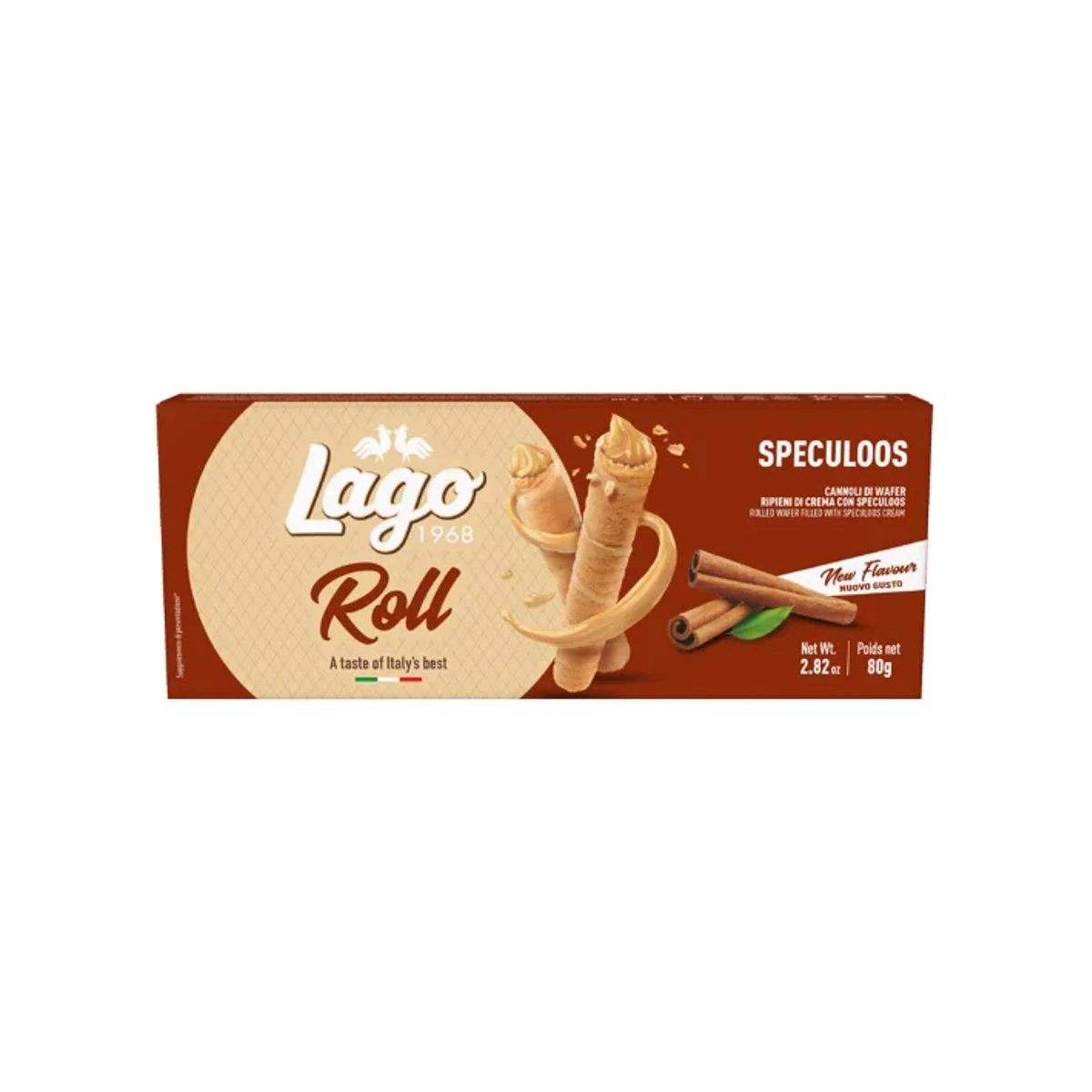 Официална опаковка Lago Roll – спекулос, 80 г, артикул 542