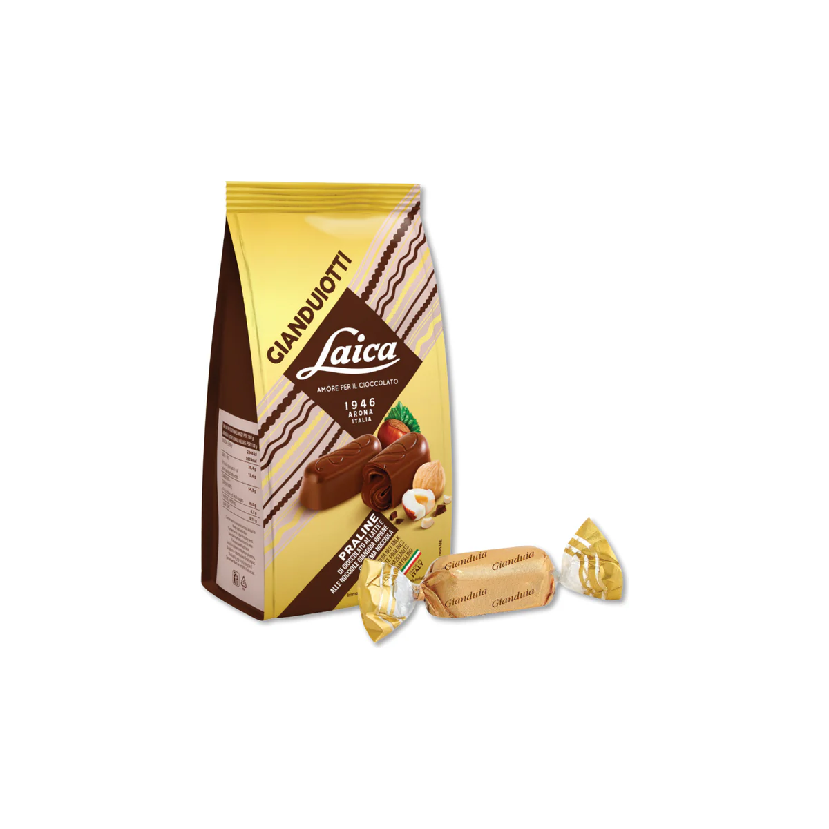 Официална опаковка Laica Gianduiotti, 90 g, артикул C4551.03