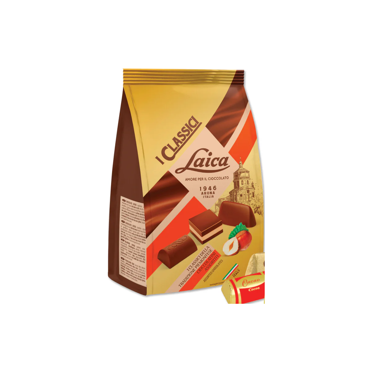 Официална опаковка Laica Gianduiotti, 250 g, артикул C5998